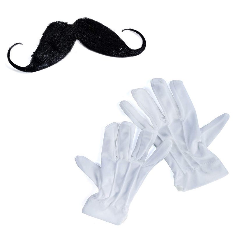 Tigerdoe Ringmaster Costume Accessories - Ringmaster Hat - 5 Accessories - Circus Party Supplies Black - Image 5